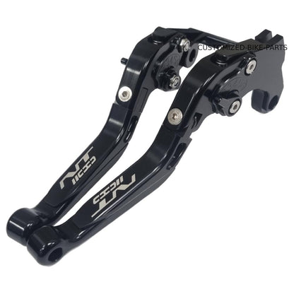 Extendable Clutch Brake Lever Set Black / Black - Honda NT1100 2022-2025