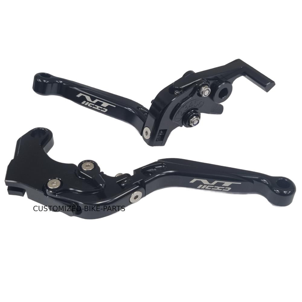 Extendable Clutch Brake Lever Set Black / Black - Honda NT1100 2022-2025