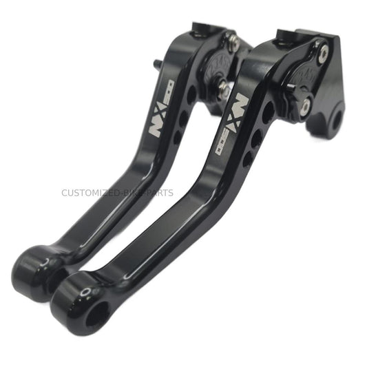Adjustable Short Black Brake & Clutch Levers For Honda NX500 2024-2025