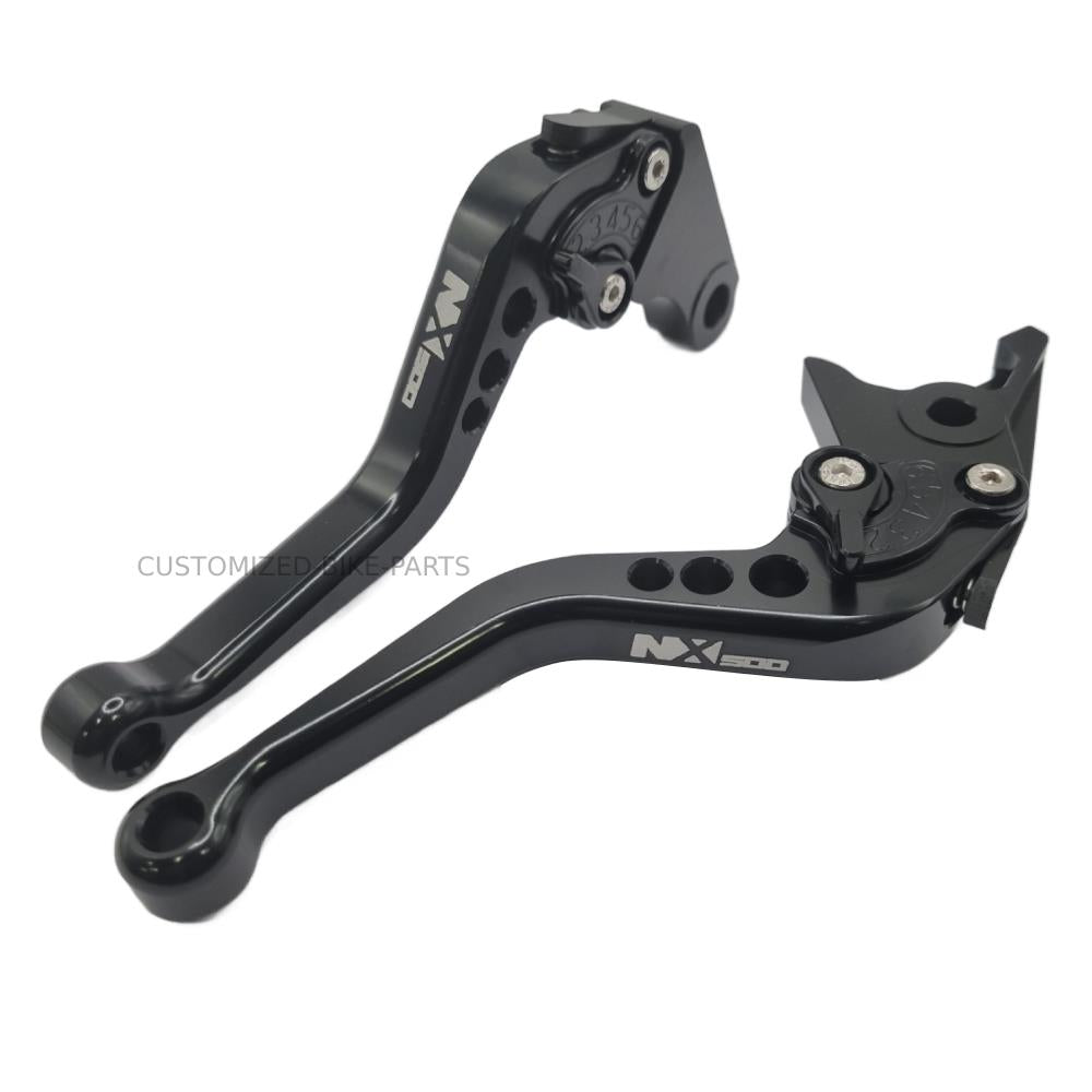 Adjustable Short Black Brake & Clutch Levers For Honda NX500 2024-2025