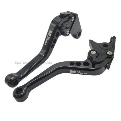 Adjustable Short Black Brake & Clutch Levers For Honda NX500 2024-2025