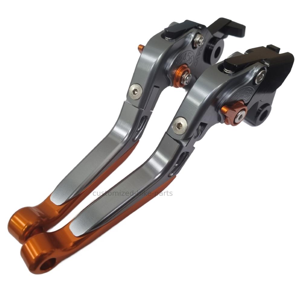 KTM 890 R/S Adventure 2020-2025 Clutch Brake Lever Set Titanium / Orange