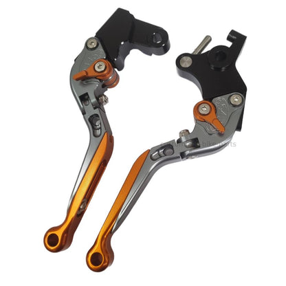 KTM 890 R/S Adventure 2020-2025 Clutch Brake Lever Set Titanium / Orange