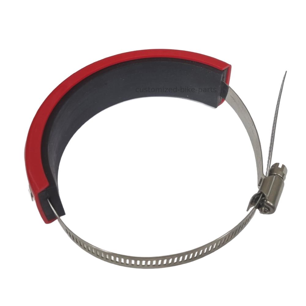Red Exhaust Heat Shield Protector For Kove 450 Rally 2023-2025