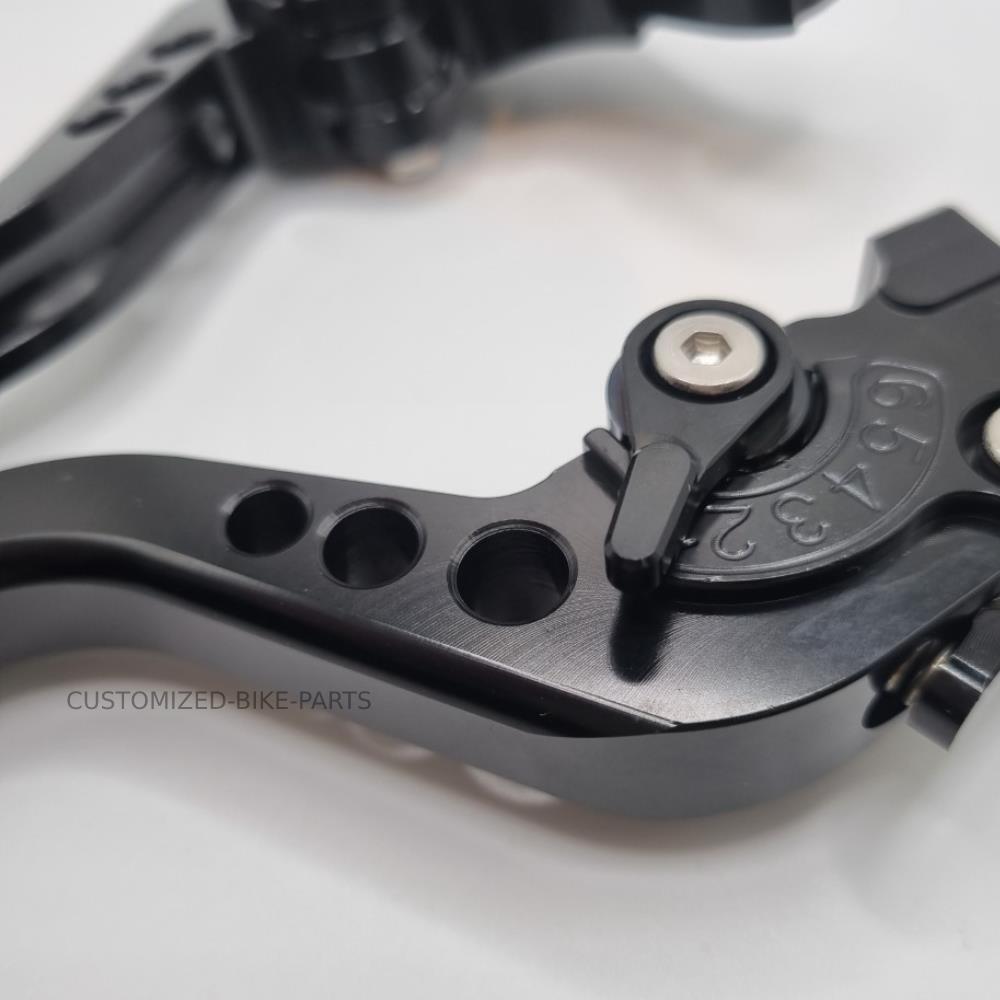 Short Black Clutch & Brake Levers For Triumph Scrambler 400 X 2024-2025