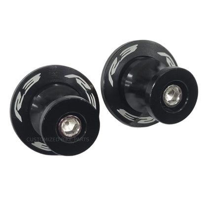 Black Rear Swingarm Spool Paddock Stand Bobbin - Yamaha YZF-R3 2015-2025