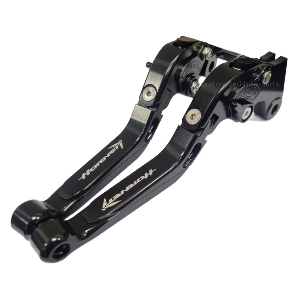 Black Adjustable Clutch & Brake Lever Set For Honda CB750 Hornet 2023-2025