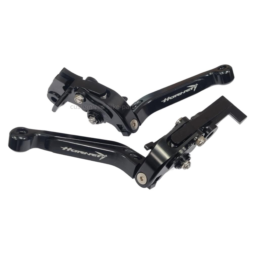 Black Adjustable Clutch & Brake Lever Set For Honda CB750 Hornet 2023-2025