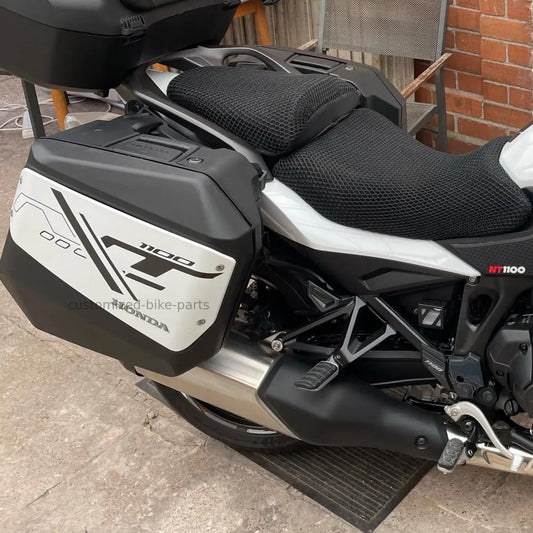 Pannier Luggage Black Decal Protection Stickers - Honda NT1100 2022-2025