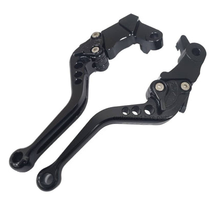 Short Black Adjustable Brake & Clutch Lever Set - KTM 890 Duke 2020-2025
