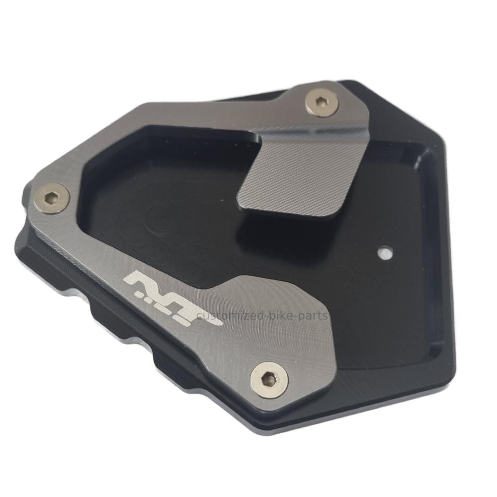 Grey / Black Side Stand Kickstand Shoe Extender - Honda DCT NT 1100 2022-2025