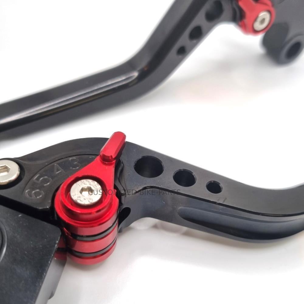 CNC Long Black Clutch & Brake Levers For Triumph Daytona 660 2024-2025