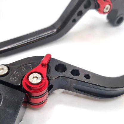 CNC Long Black Clutch & Brake Levers For Triumph Daytona 660 2024-2025