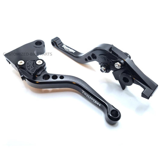 Triumph Bonneville Speedmaster 1200 2023-2026 Short Black Clutch & Brake Levers
