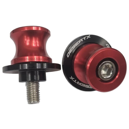 Ducati DesertX Desert X 2022-2025 Red Rear Swingarm Spool Paddock Stand Bobbin