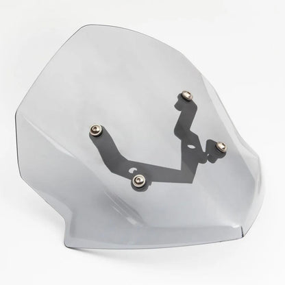 Motorcycle Light Smoke Windscreen Windshield Screen - Kawasaki Z125 2019-2025