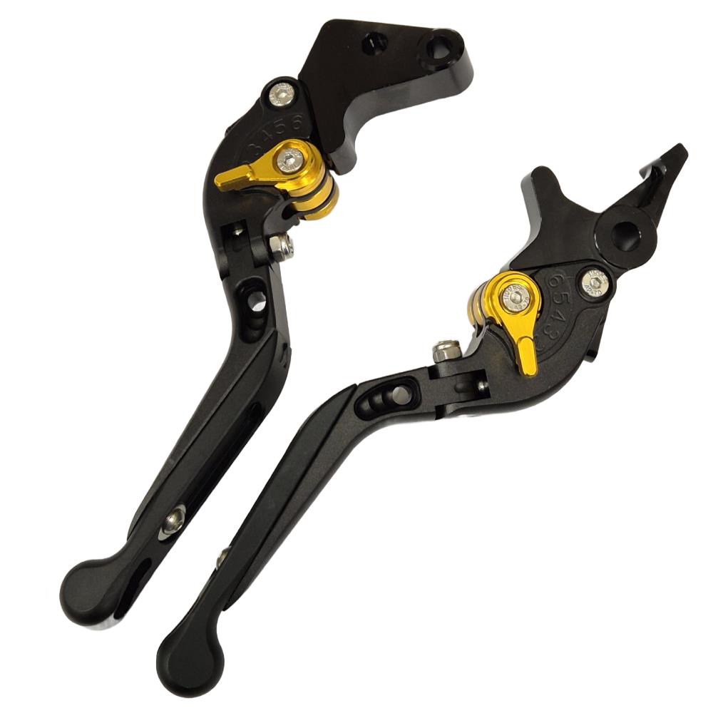 Black Extendable Clutch Brake Lever Set - BMW F850GS F750GS 40 Years 2018-2025