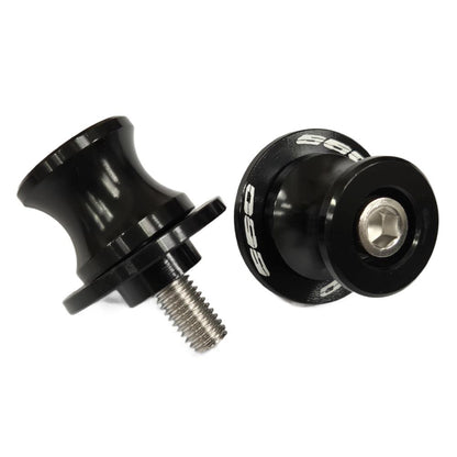 Black Rear Swingarm Spool Paddock Stand Bobbin - Triumph Tiger 660 / Daytona 660