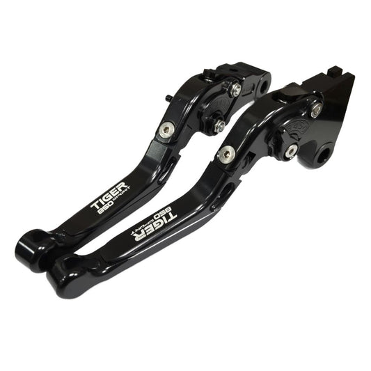 Adjustable Clutch & Brake Levers Set Black - Triumph Tiger 850 Sport 2021-2025