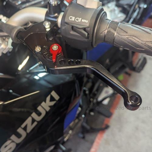 Short Black Clutch & Brake Levers For Suzuki GSX-8S / GSX-8R 2023-2025