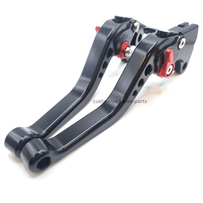 Short Black Clutch & Brake Levers For Suzuki GSX-8S / GSX-8R 2023-2025