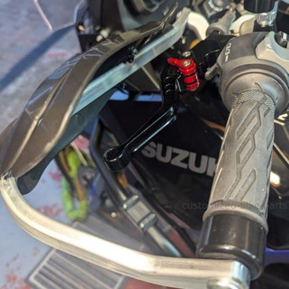 Short Black Clutch & Brake Levers For Suzuki GSX-8S / GSX-8R 2023-2025