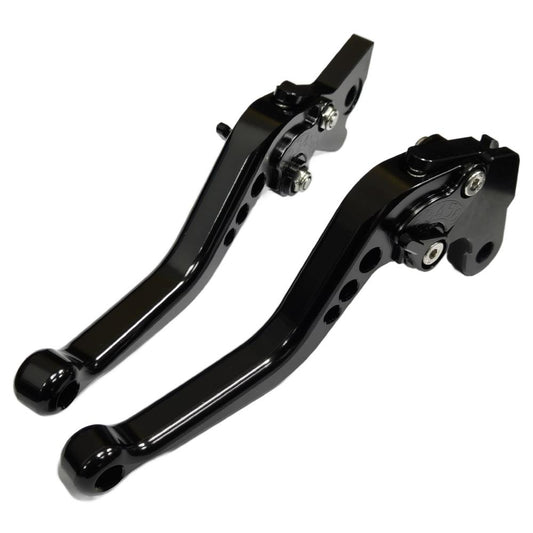 Short Black Clutch & Brake Levers For Aprilia RX 125 2021-2026