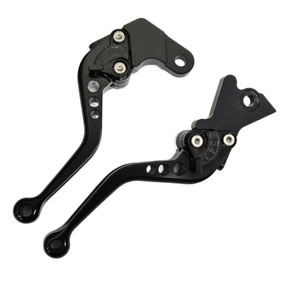 Short Black Clutch & Brake Levers For Aprilia RX 125 2021-2026