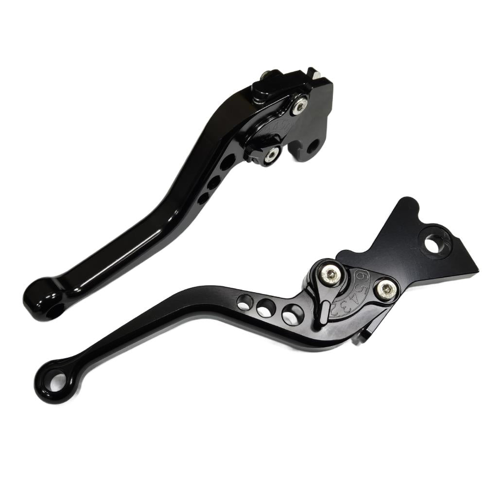 Short Black Clutch & Brake Levers For Aprilia RX 125 2021-2026