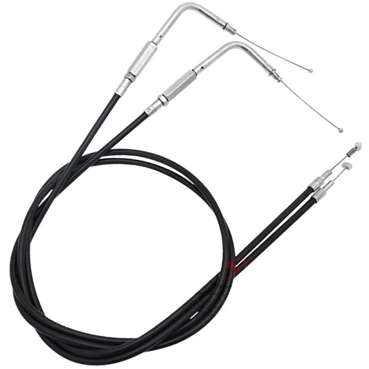 Lengthened Throttle Cable Clutch Line for Harley XL883 XL1200 Dyna Softail 90cm