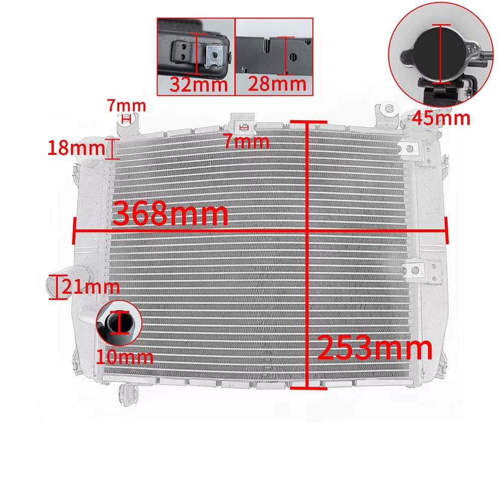 Radiator Engine Cooler For Aprilia RS 660 / Tuono 660 2020-2025