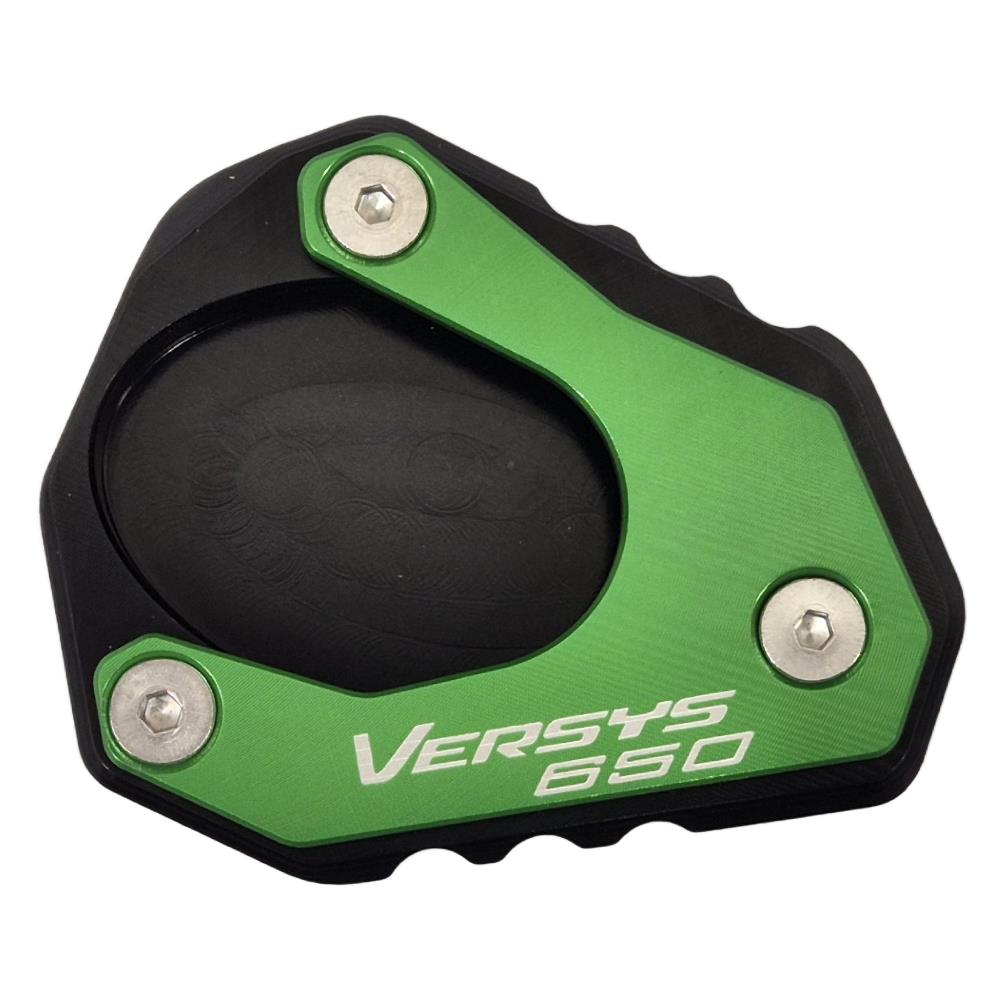 KAWASAKI VERSYS 650 2010-2024 CNC Kickstand Extension Pad Side Stand Enlarger