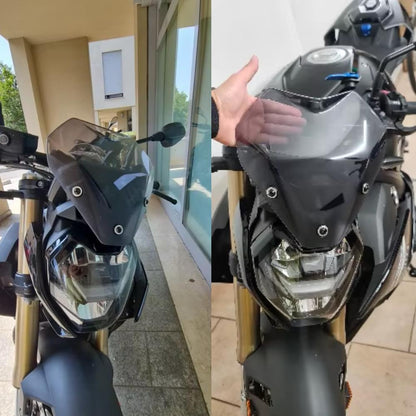 Motorcycle Small Windscreen Windshield Screen - BMW S1000R / M1000R 2021-2025