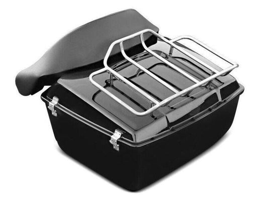 Harley Davidson King Tour Pak Luggage w/ Lock, Backrest & Rack 1997-2013