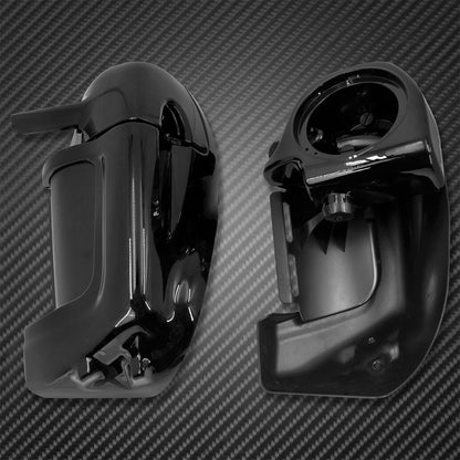 Lower Vented Leg Fairings for Harley Touring 1983-2013 w/ Speaker Grills