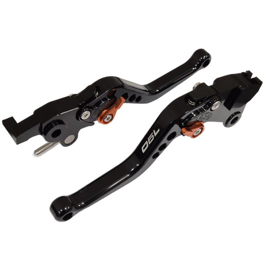 KTM 790 R / S Adventure 2019-2025 Short Clutch & Brake Lever Set - Black
