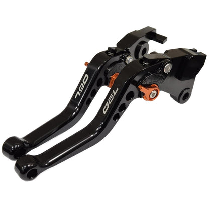 KTM 790 R / S Adventure 2019-2025 Short Clutch & Brake Lever Set - Black