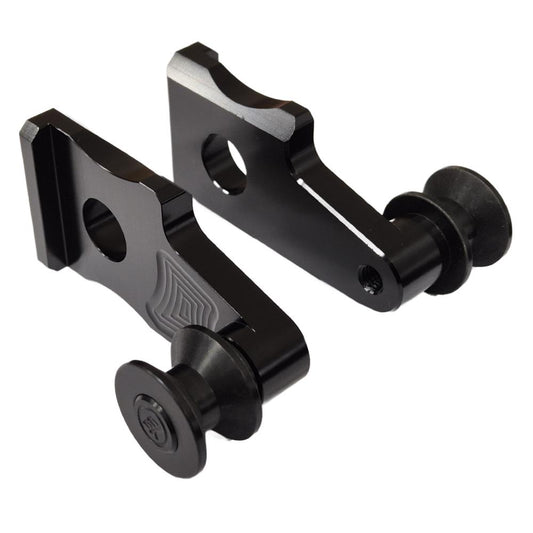 Off-Set Black Rear Spools Paddock Stand Bobbins Honda CB750 Hornet 2023-2025