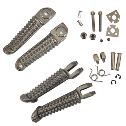 Front & Rear Footrest Foot Pegs for Yamaha YZF R6 2003-2012 R1 2002-2014