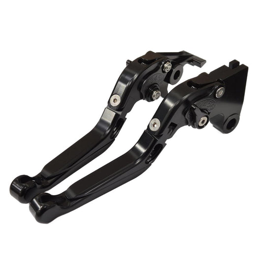 BLACK / BLACK BRAKE & CLUTCH LEVERS SET For Triumph Models Speed Street