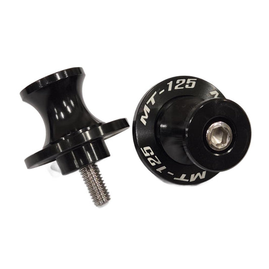 Yamaha MT-125 Black Swingarm Spools Fit All Years 2014-2025