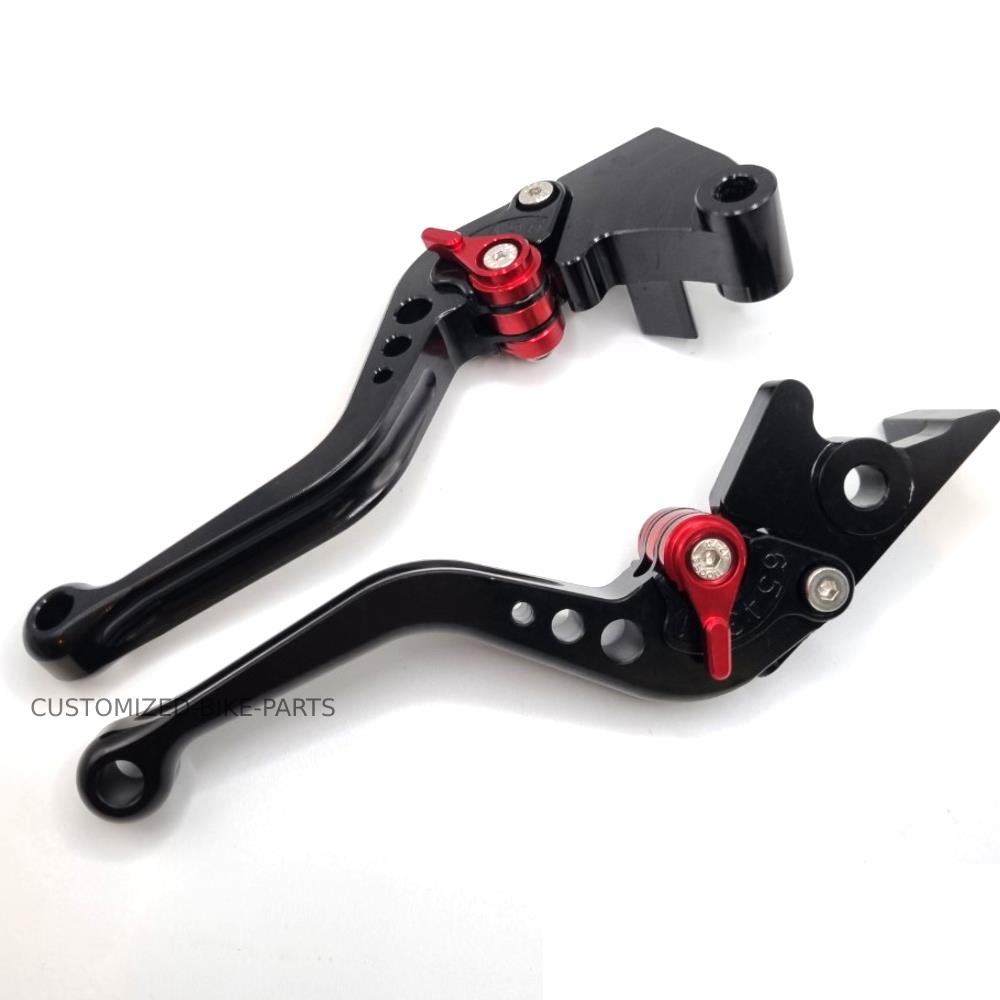 Short Black Clutch & Brake Levers For Kawasaki Z500 / Ninja 500 2024-20