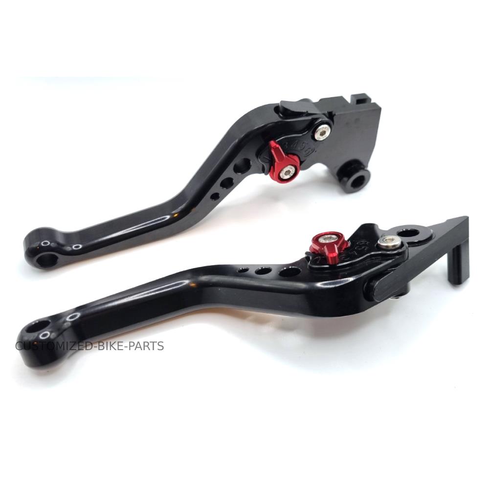 Short Black Clutch & Brake Levers For Kawasaki Z500 / Ninja 500 2024-20