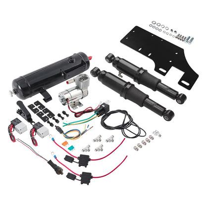 Rear Air Ride Suspension Kit & Air Tank – Fits Harley Davidson Touring 1994-2024