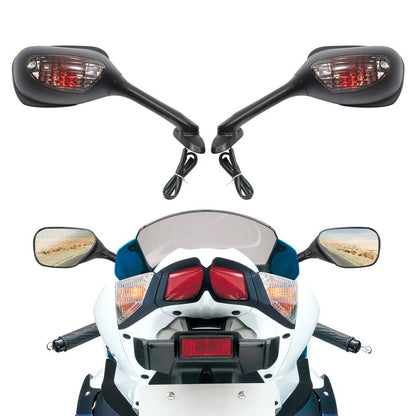 Replacement LED Mirrors For Suzuki GSXR-1000 2009-2016 GSXR 600 750 2011-2025
