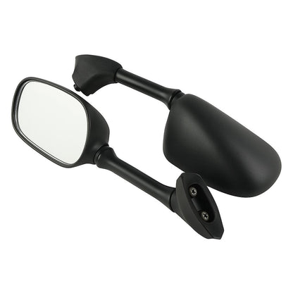 Black Replacement Mirrors Fit For Yamaha YZF-R1 2000-2008 YZF-R6 2006-2007