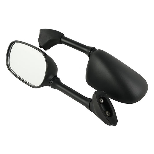 Black Replacement Mirrors Fit For Yamaha YZF-R1 2000-2008 YZF-R6 2006-2007
