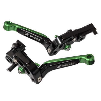 Extendable Green Black Clutch & Brake Levers For Kawasaki Z900RS / SE 2017-2024