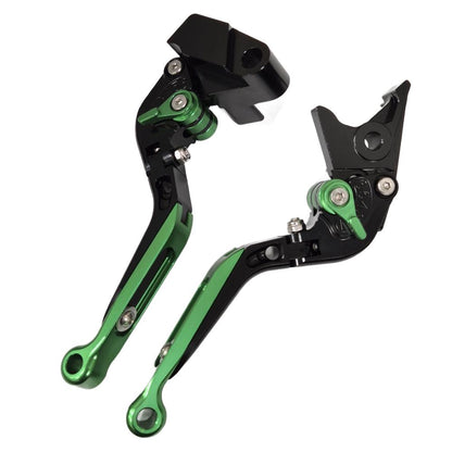 Extendable Green Black Clutch & Brake Levers For Kawasaki Z900RS / SE 2017-2024