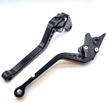 Long Black Clutch & Brake Levers For Suzuki GSX-S1000 GSX-S1000GT 2021-2025